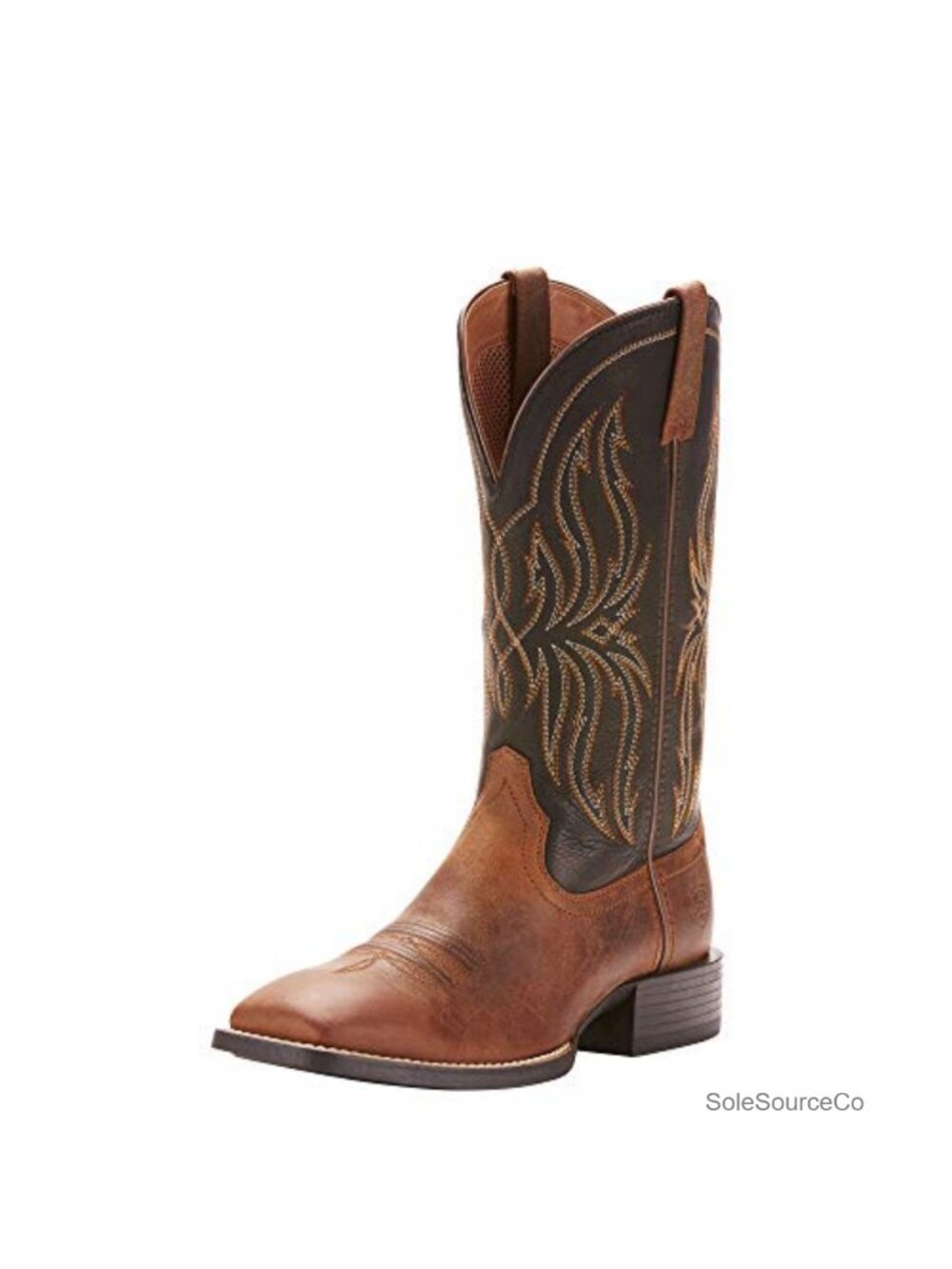 Leather Western Boot Square Toe with 4LR Technology & Duratread Outsole